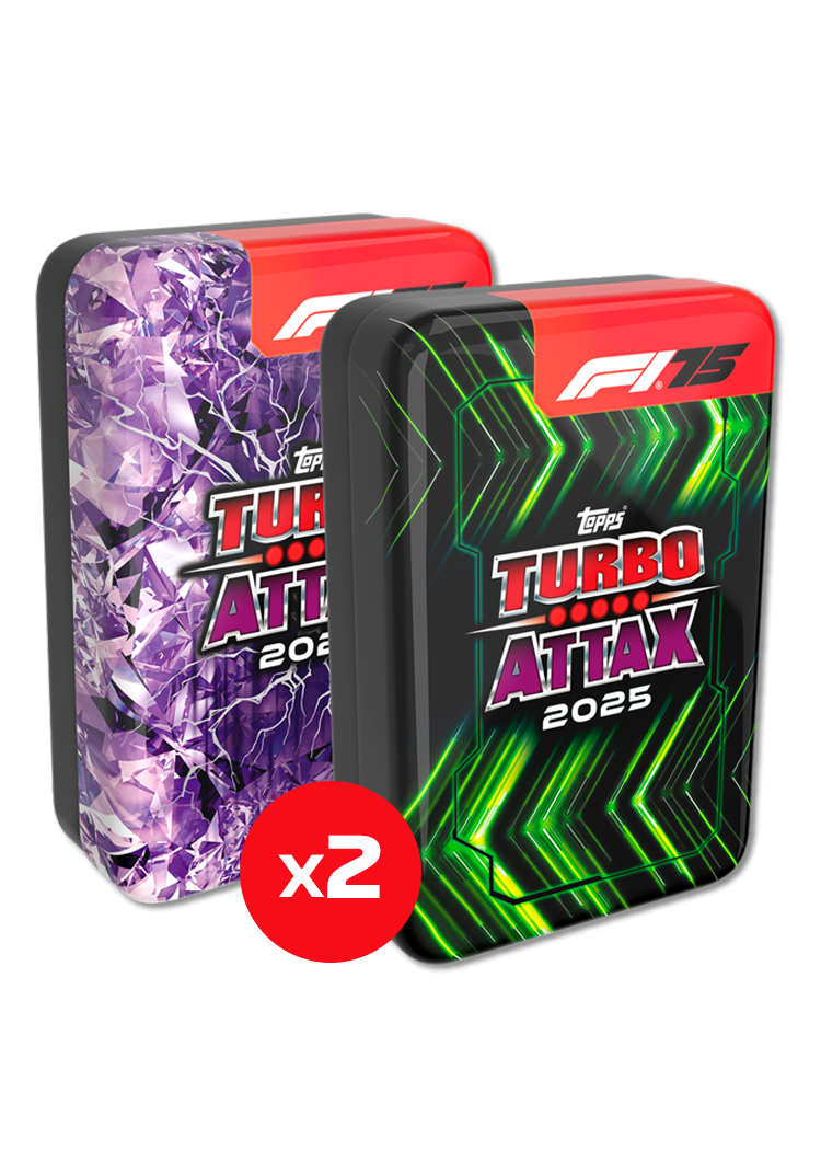 Topps Turbo Attax Formula 1® 2025 - Mega Tin Bundle (x2)