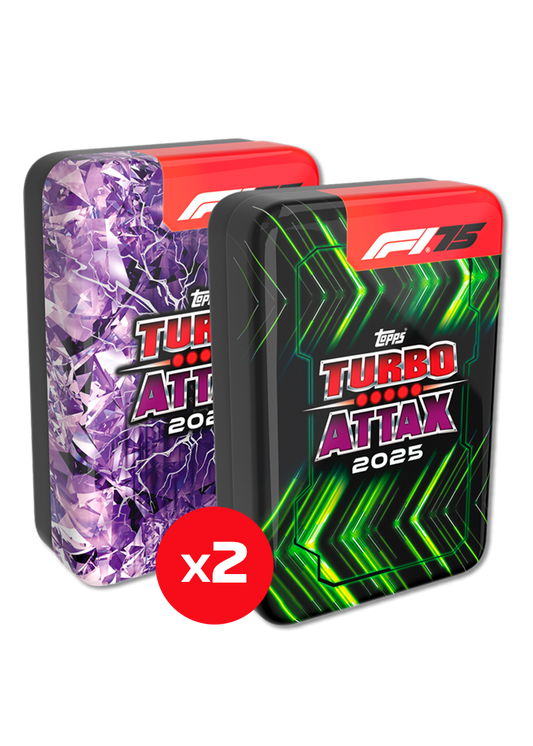 Topps Turbo Attax Formula 1® 2025 - Mega Tin Bundle (x2)