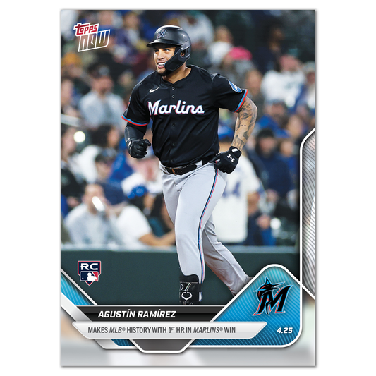 Agustín Ramírez - 2025 MLB Topps NOW® - Card 107