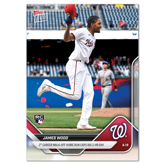 James Wood - 2025 MLB Topps NOW® - Card 318 - LOOK FOR AUTOS