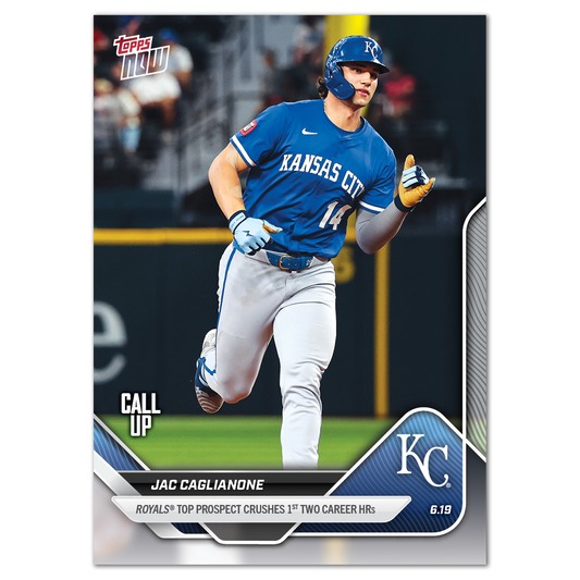 Jac Caglianone - 2025 MLB Topps NOW® - Card 320 - LOOK FOR RELICS