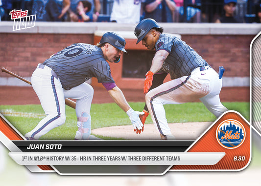 Juan Soto - 2025 MLB Topps NOW® - Card 631