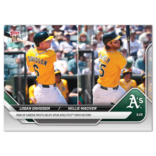 Logan Davidson/Willie MacIver - 2025 MLB Topps NOW® - Card 217