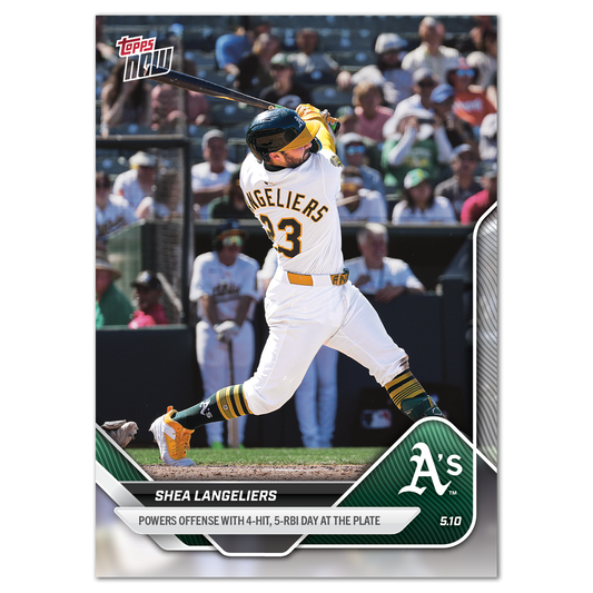 Shea Langeliers - 2025 MLB Topps NOW® - Card 161