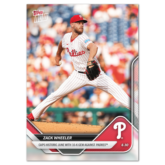 Zack Wheeler - 2025 MLB Topps NOW® - Card 365