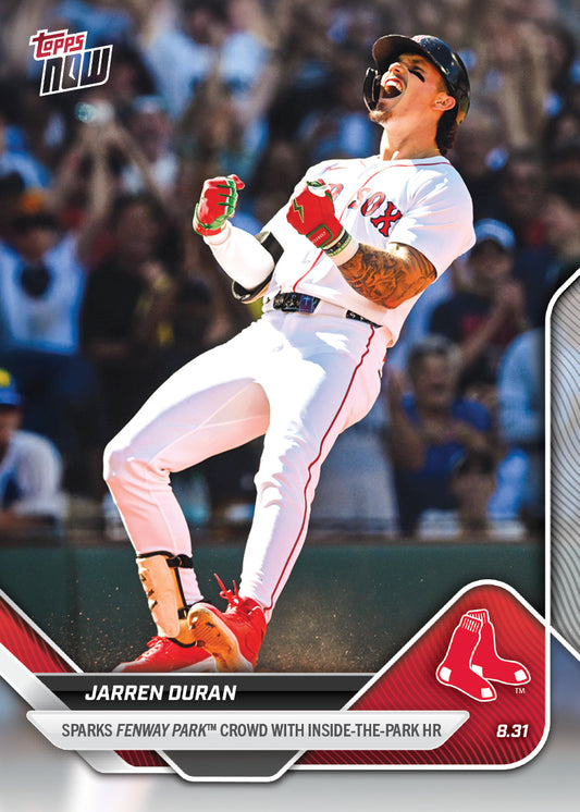 Jarren Duran - 2025 MLB Topps NOW® - Card 636