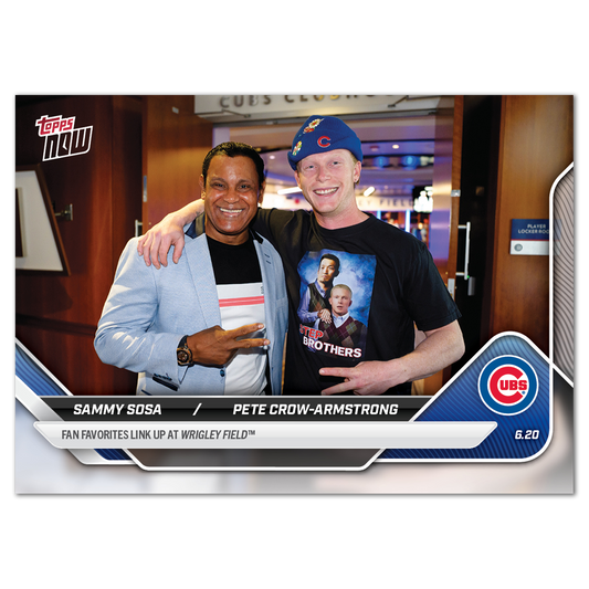Sammy Sosa / Pete Crow-Armstrong - 2025 MLB Topps NOW® - Card 324