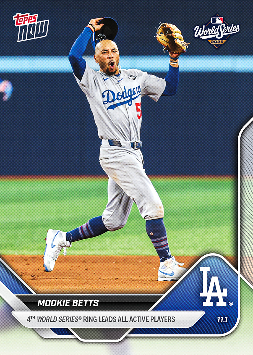 Mookie Betts - 2025 MLB Topps NOW® - Card 928