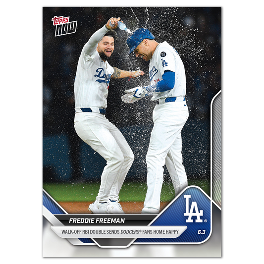 Freddie Freeman - 2025 MLB Topps NOW® - Card 252