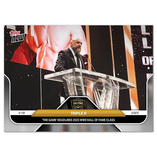 Triple H - 2025 WWE Topps NOW® - Card HOF1