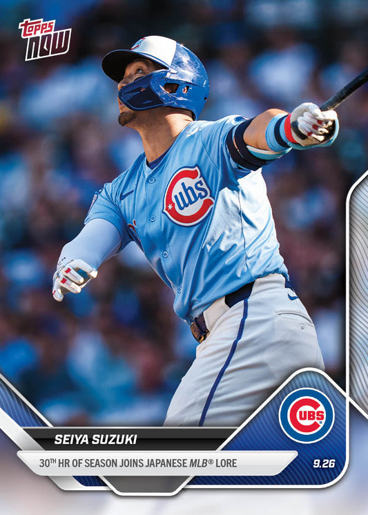Seiya Suzuki - 2025 MLB Topps NOW® - Card 776