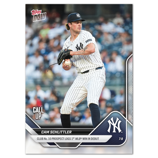 Cam Schlittler - 2025 MLB Topps NOW® - Card 407