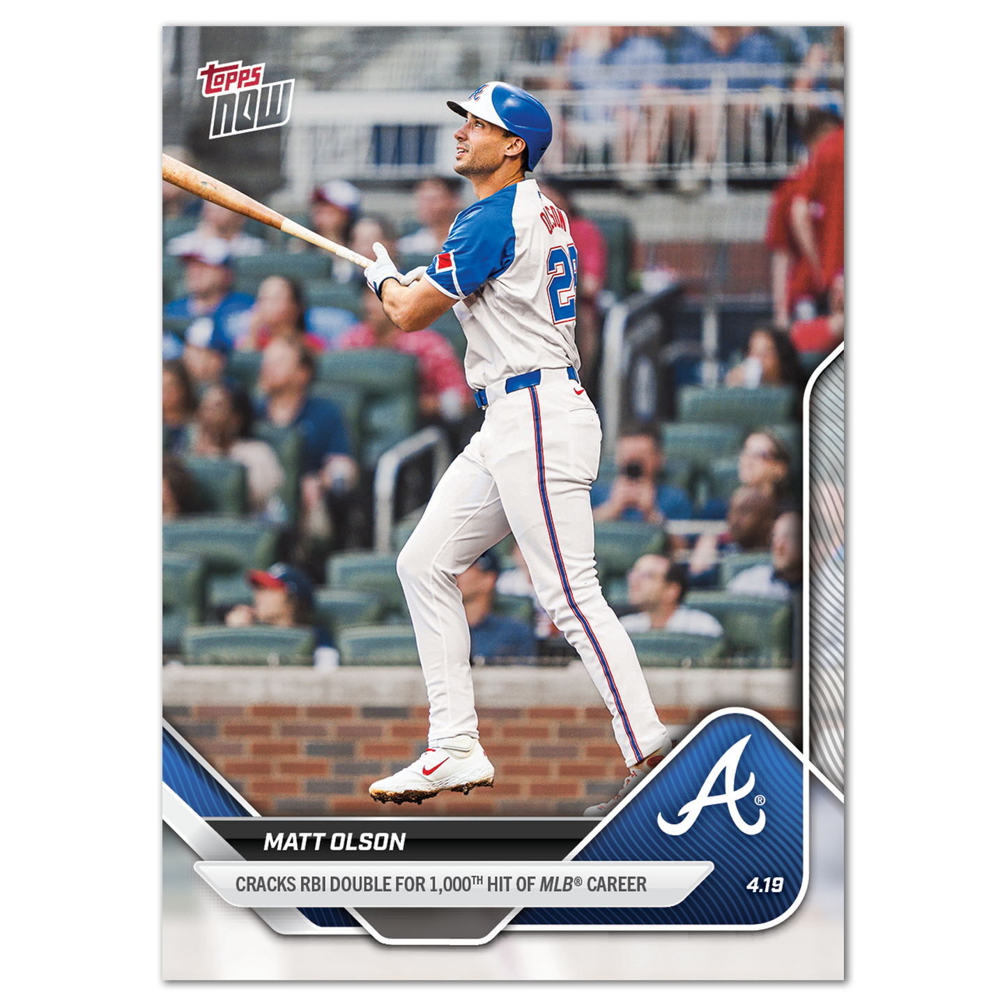 Matt Olson - 2025 MLB Topps NOW® - Card 90