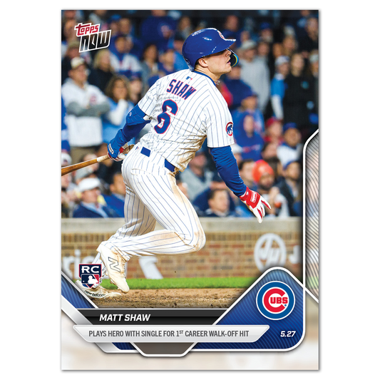 Matt Shaw - 2025 MLB Topps NOW® - Card 225 - LOOK FOR AUTOS