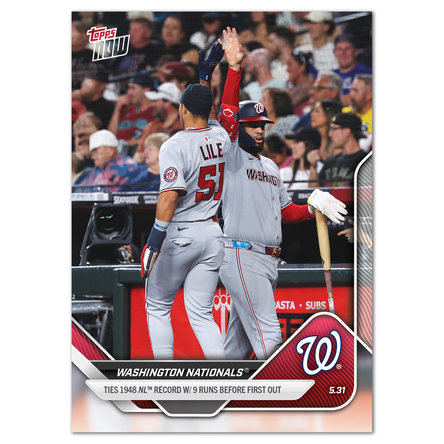 Washington Nationals - 2025 MLB Topps NOW® - Card 244