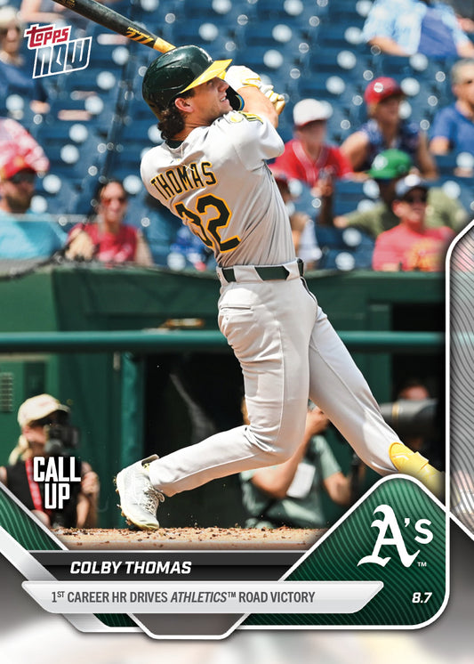 Colby Thomas - 2025 MLB Topps NOW® - Card 528