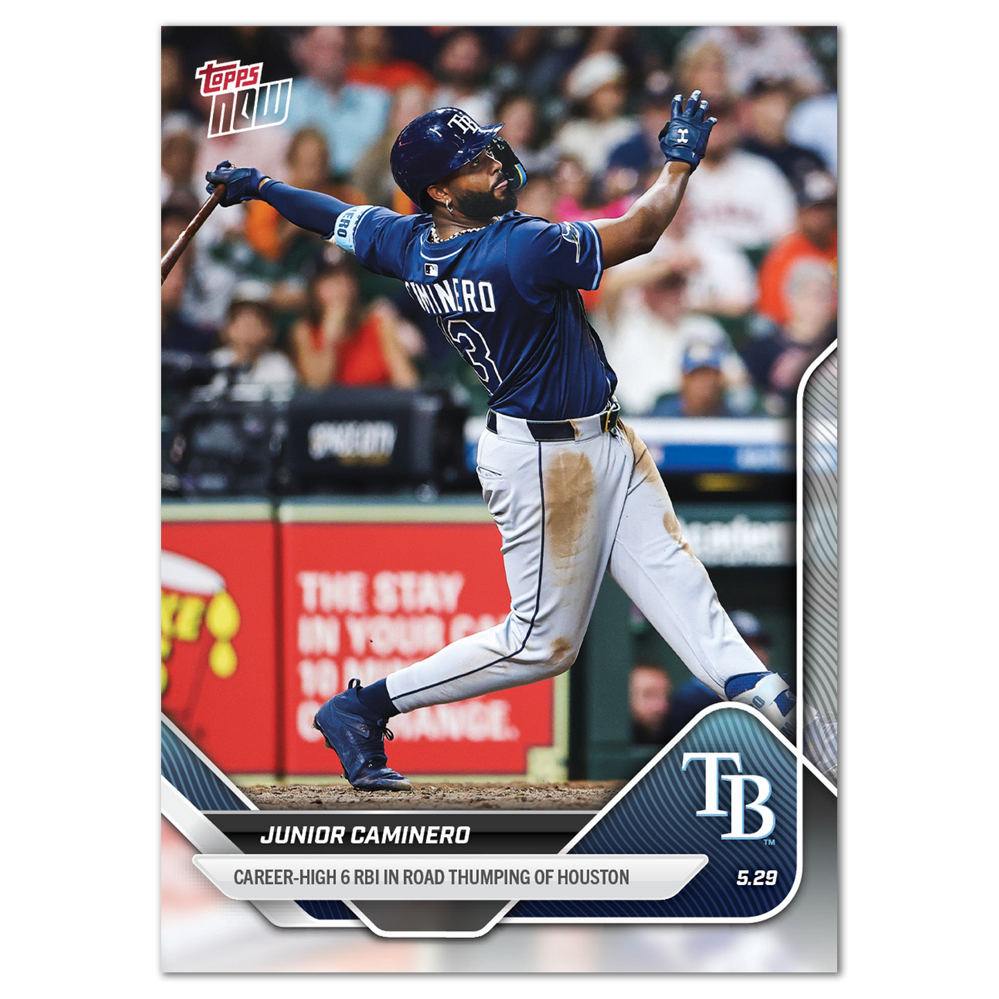 Junior Caminero - 2025 MLB Topps NOW® - Card 231