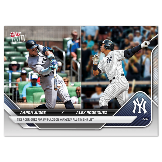 Aaron Judge / Alex Rodriguez - 2025 MLB Topps NOW® - Card 443
