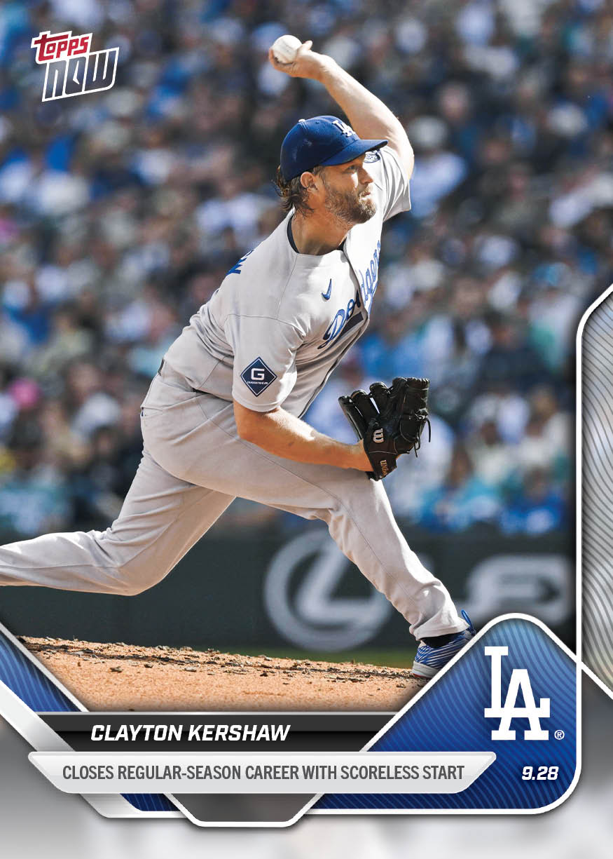 Clayton Kershaw - 2025 MLB Topps NOW® - Card 791