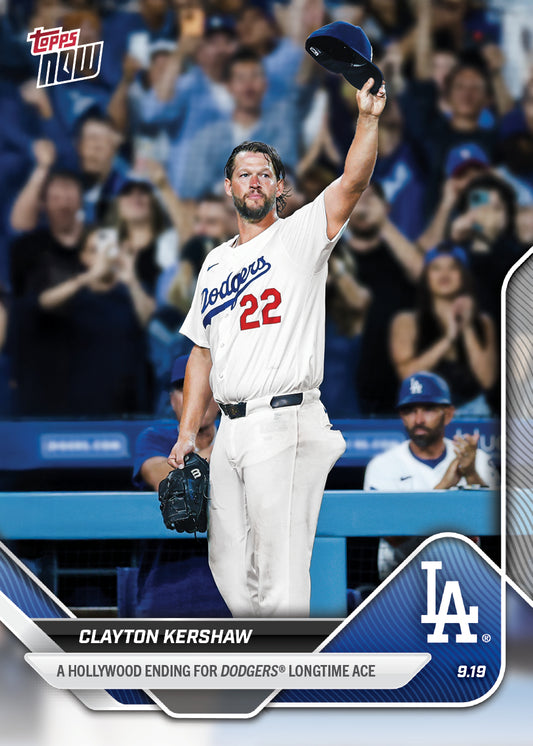 Clayton Kershaw - 2025 MLB Topps NOW® - Card 734 - LOOK FOR AUTOS