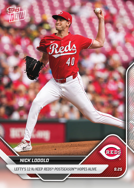 Nick Lodolo - 2025 MLB Topps NOW® - Card 768