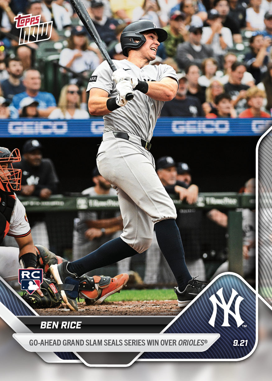 Ben Rice - 2025 MLB Topps NOW® - Card 743