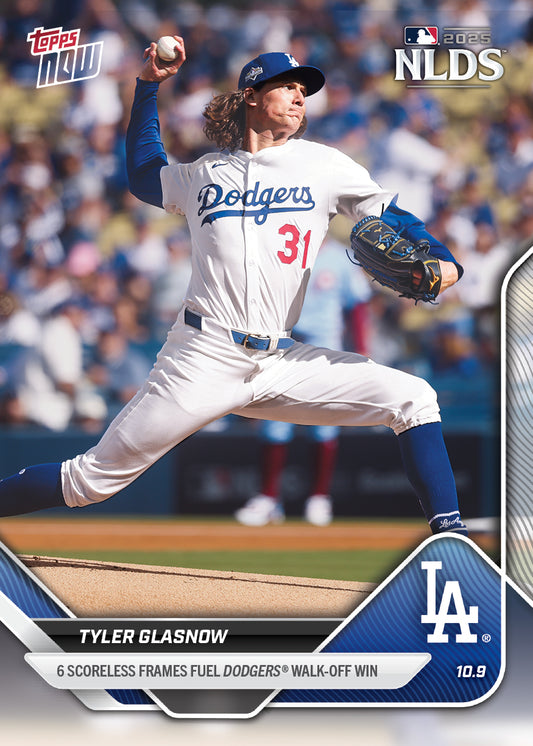 Tyler Glasnow - 2025 MLB Topps NOW® - Card 846