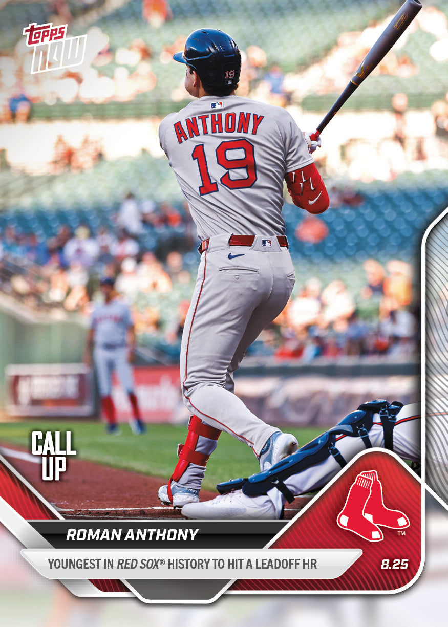 Roman Anthony - 2025 MLB Topps NOW® - Card 607