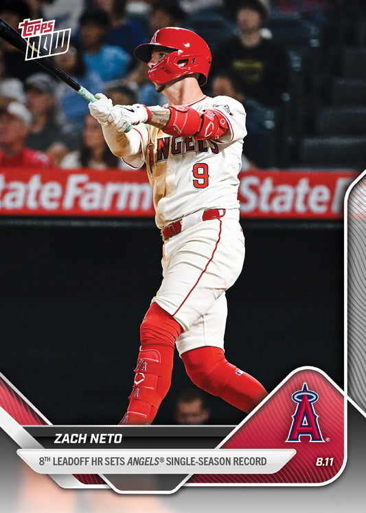 Zach Neto - 2025 MLB Topps NOW® - Card 549