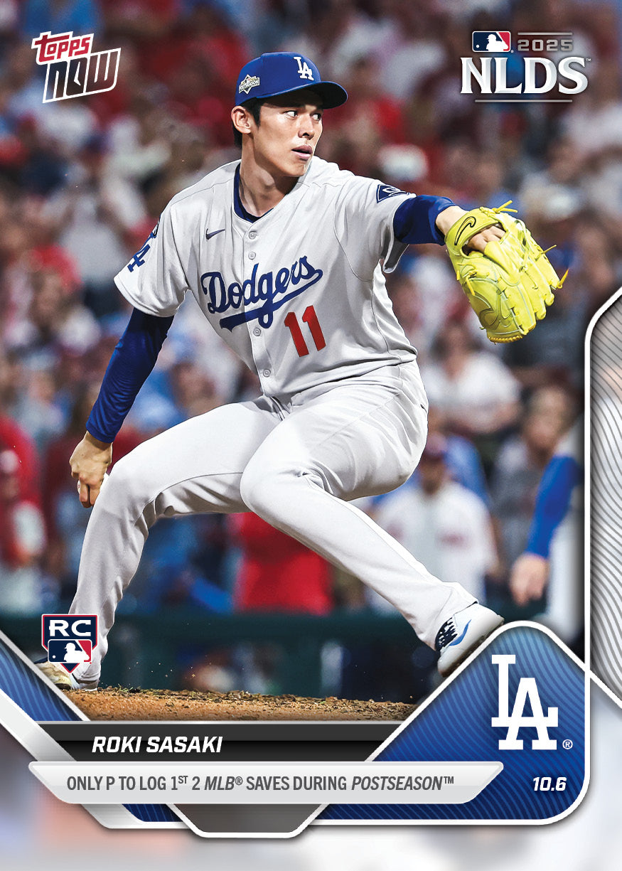 Roki Sasaki - 2025 MLB Topps NOW® - Card 832