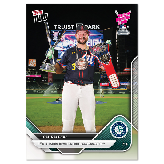 Cal Raleigh - 2025 MLB Topps NOW® - Card 427 - LOOK FOR AUTOS