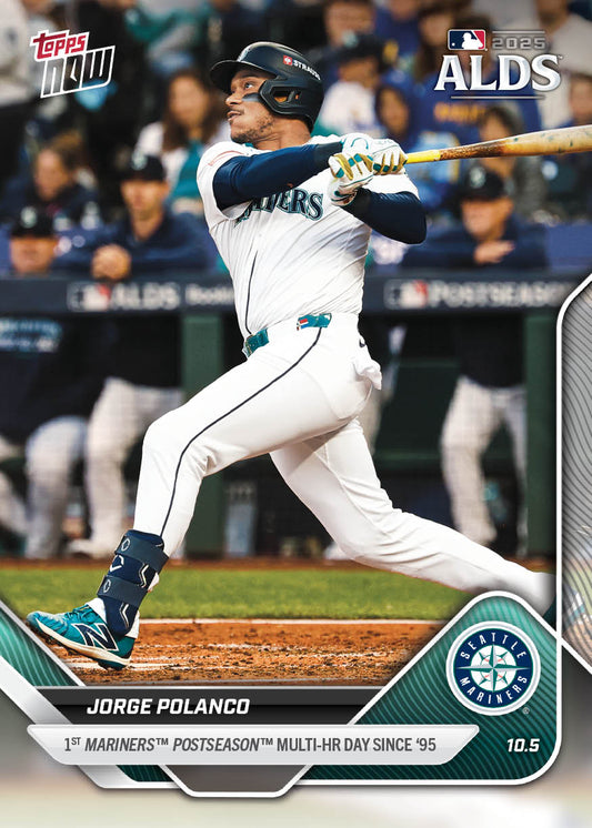 Jorge Polanco - 2025 MLB Topps NOW® - Card 829