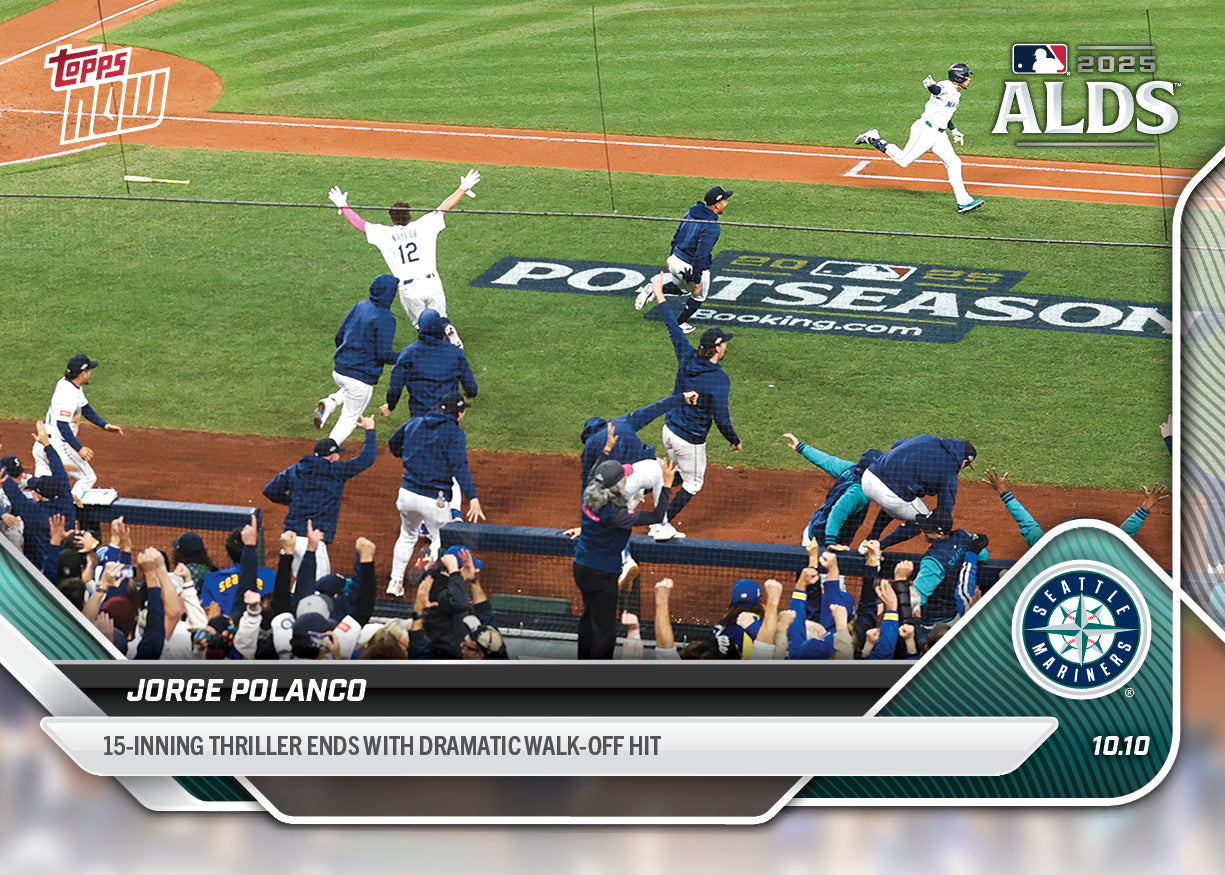 Jorge Polanco - 2025 MLB Topps NOW® - Card 853