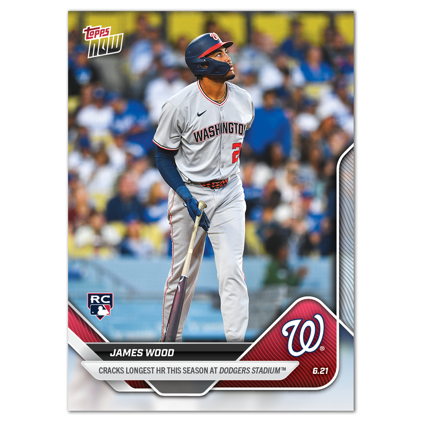 James Wood - 2025 MLB Topps NOW® - Card 335