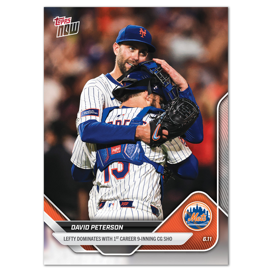 David Peterson - 2025 MLB Topps NOW® - Card 288