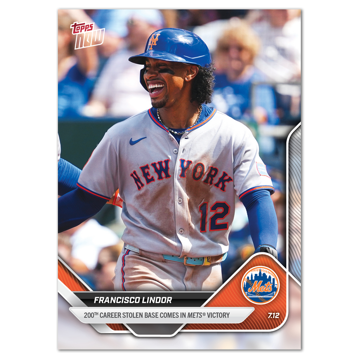 Francisco Lindor - 2025 MLB Topps NOW® - Card 418