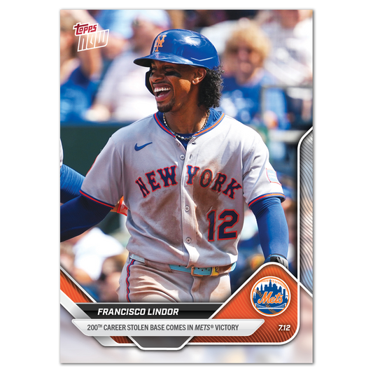 Francisco Lindor - 2025 MLB Topps NOW® - Card 418