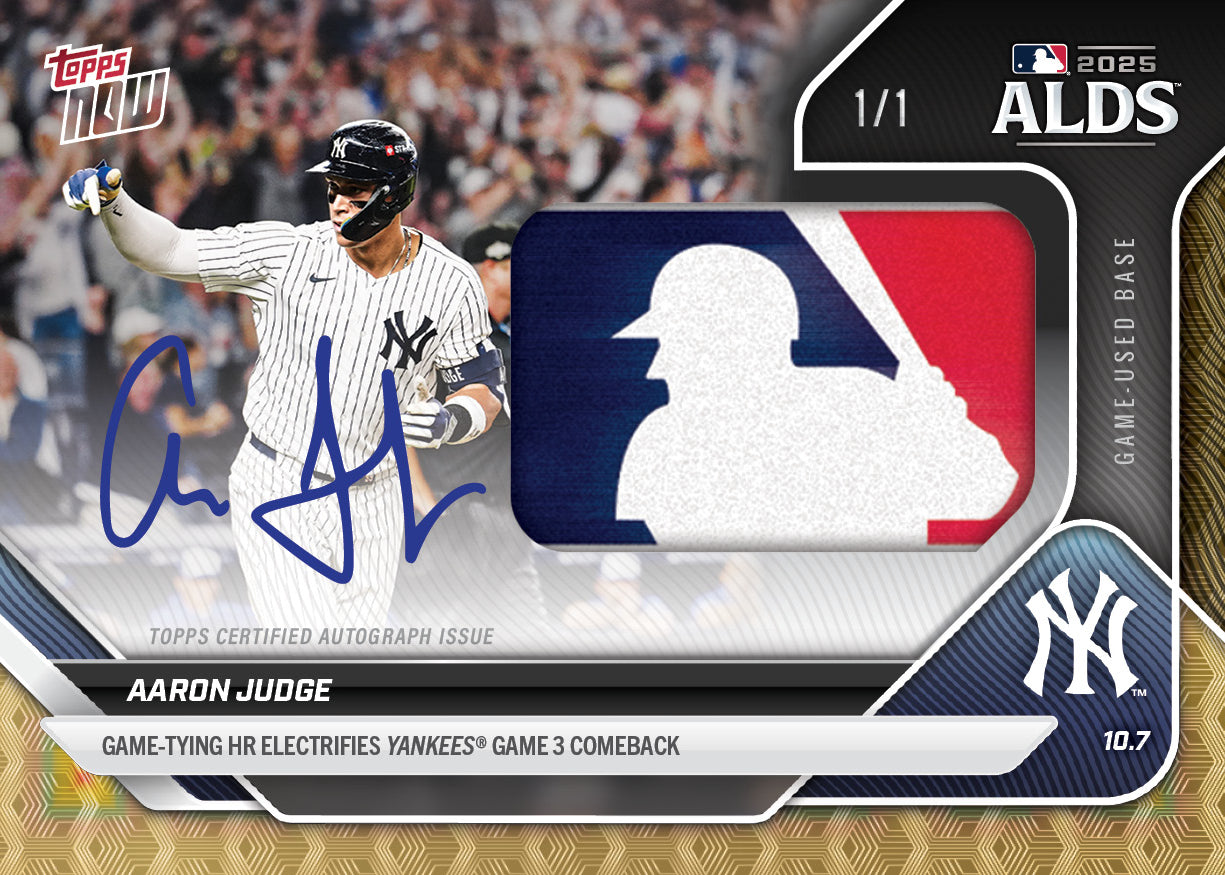 Aaron Judge - 2025 MLB Topps NOW® - Card 838