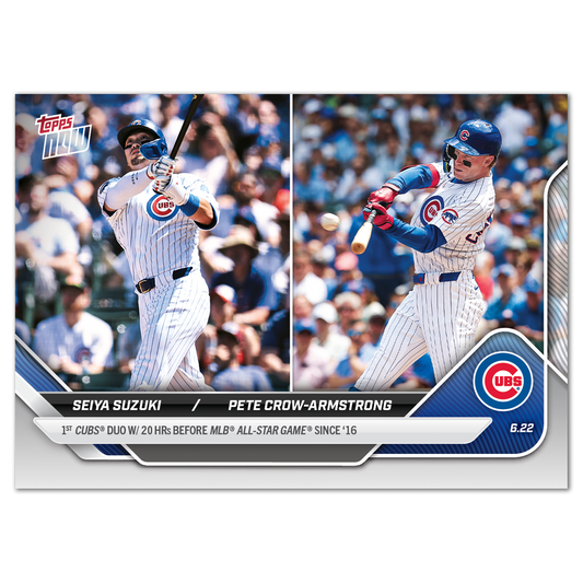 Seiya Suzuki / Pete Crow-Armstrong - 2025 MLB Topps NOW® - Card 336