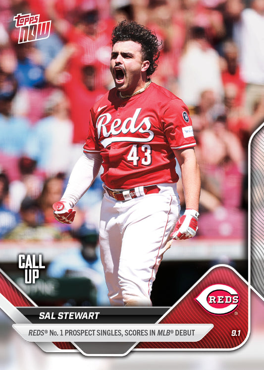 Sal Stewart - 2025 MLB Topps NOW® - Card 644