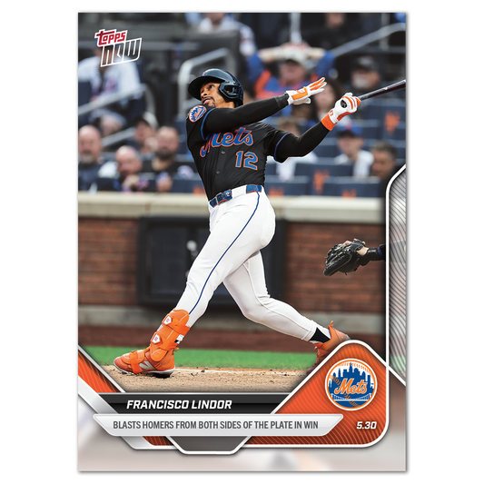 Francisco Lindor - 2025 MLB Topps NOW® - Card 234