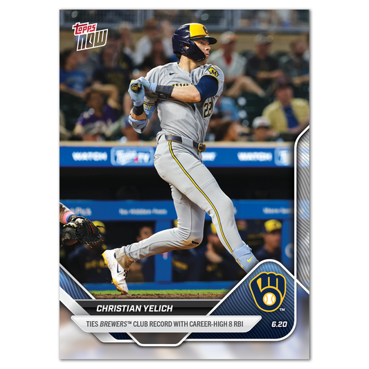 Christian Yelich - 2025 MLB Topps NOW® - Card 328