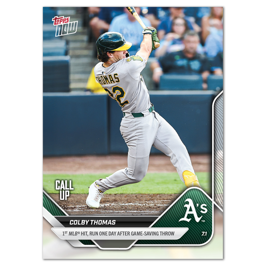 Colby Thomas - 2025 MLB Topps NOW® - Card 371