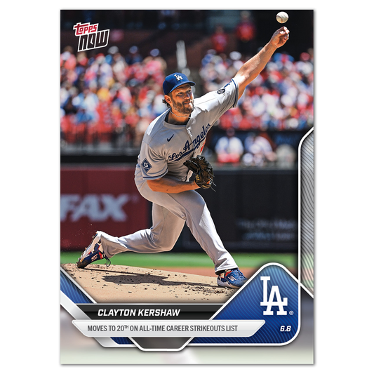 Clayton Kershaw - 2025 MLB Topps NOW® - Card 271