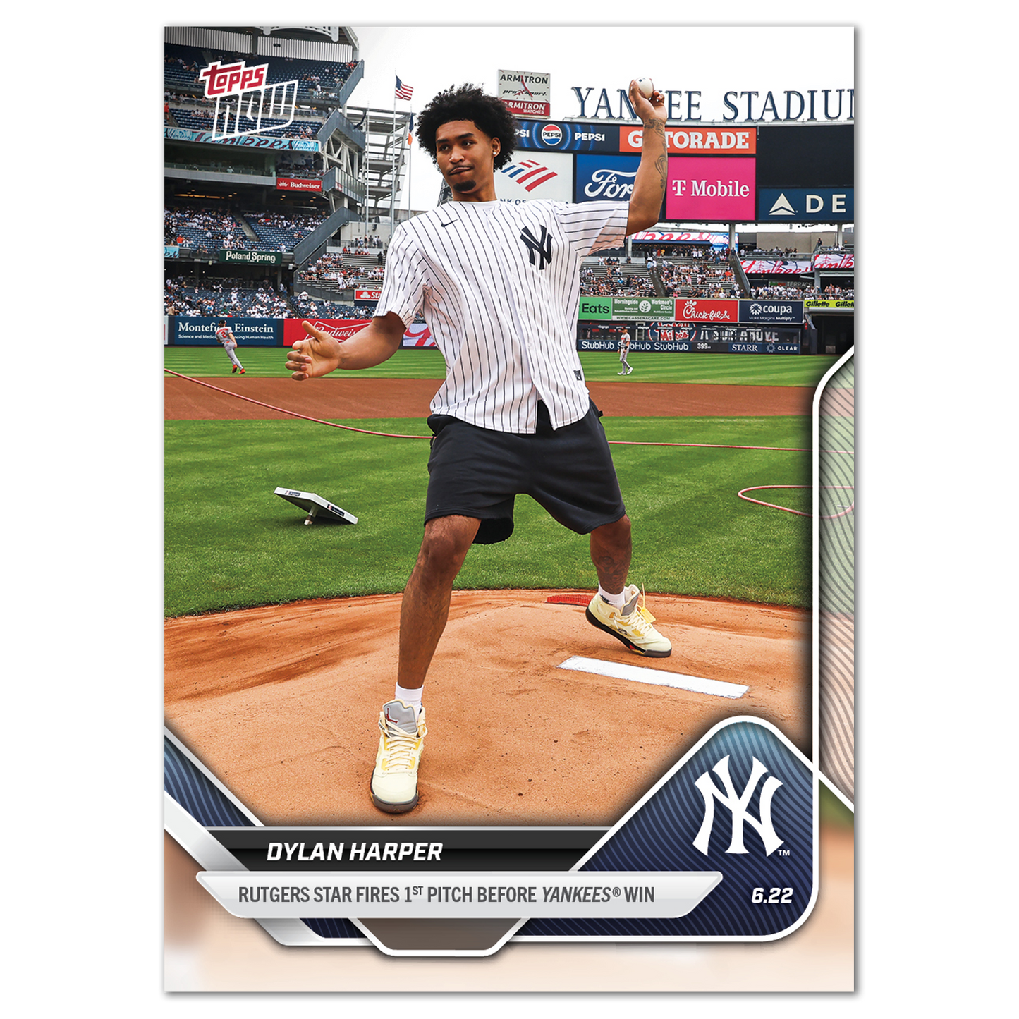 Dylan Harper - 2025 MLB Topps NOW® - Card 340