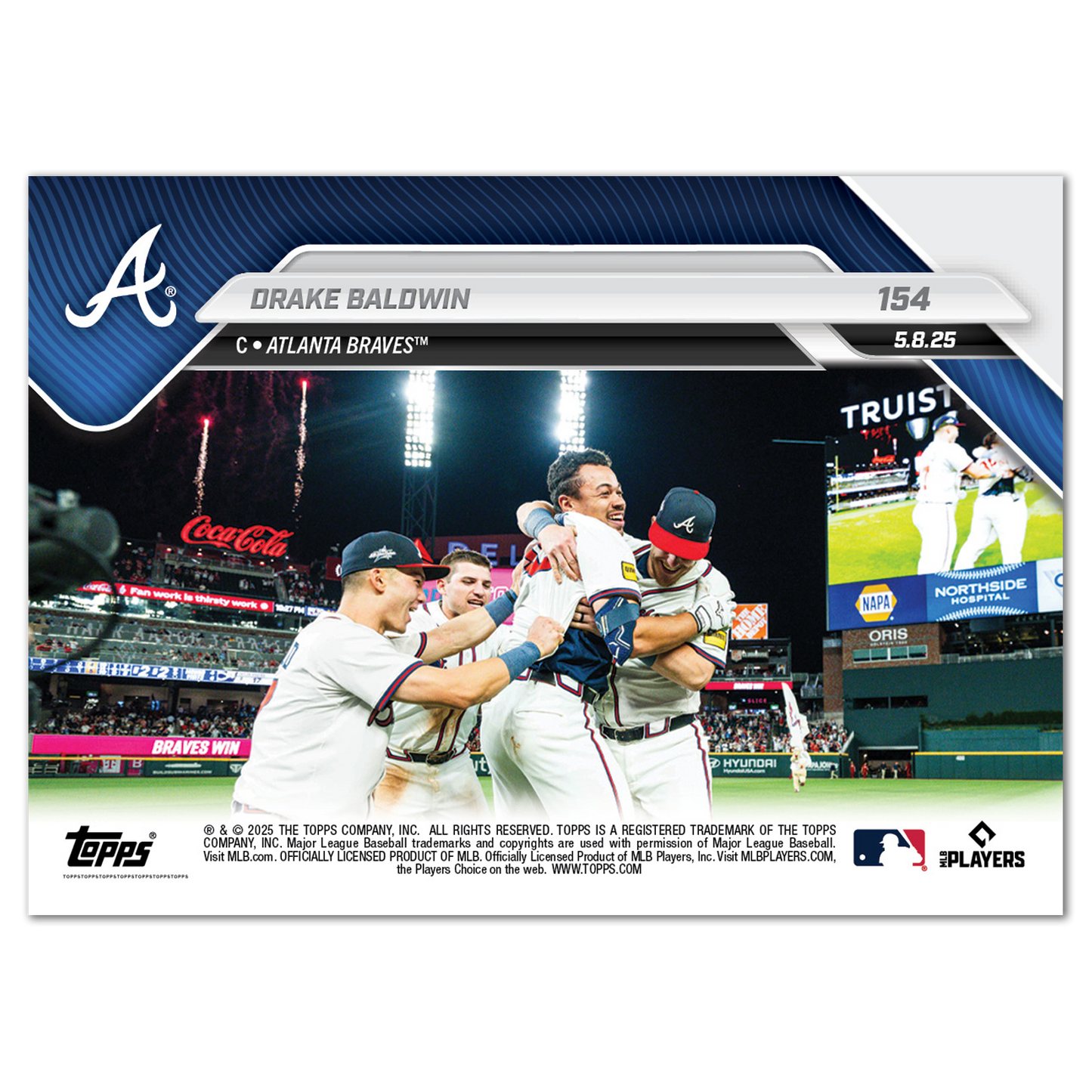 Drake Baldwin - 2025 MLB Topps NOW® - Card 154