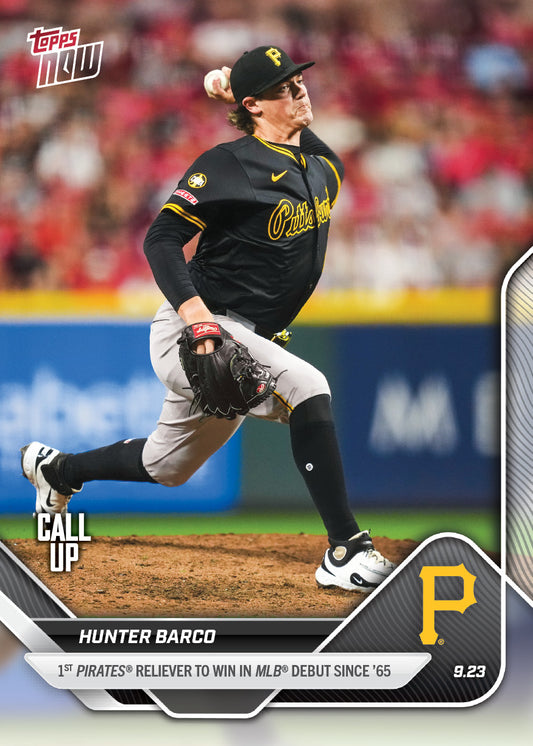 Hunter Barco - 2025 MLB Topps NOW® - Card 757