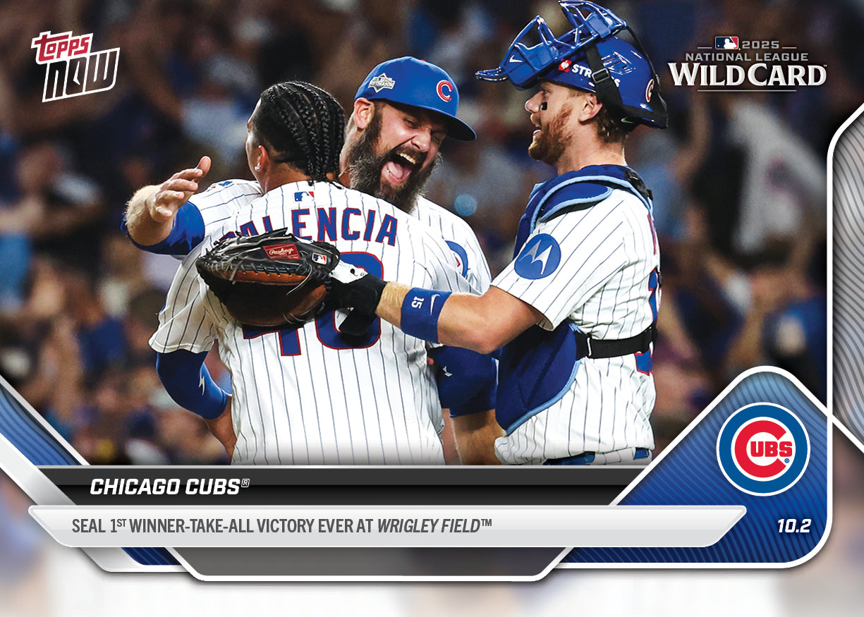 Chicago Cubs - 2025 MLB Topps NOW® - Card 815
