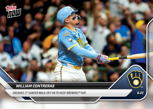 William Contreras - 2025 MLB Topps NOW® - Card 595