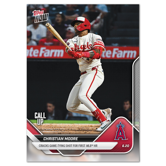 Christian Moore - 2025 MLB Topps NOW® - Card 330